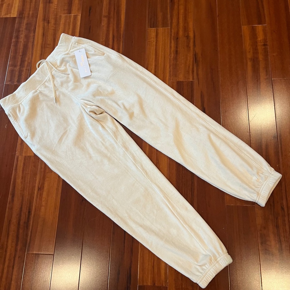 Yogalicious Hannah Jogger Pants Lux Double Butter Crystal Gray Lounge New Small